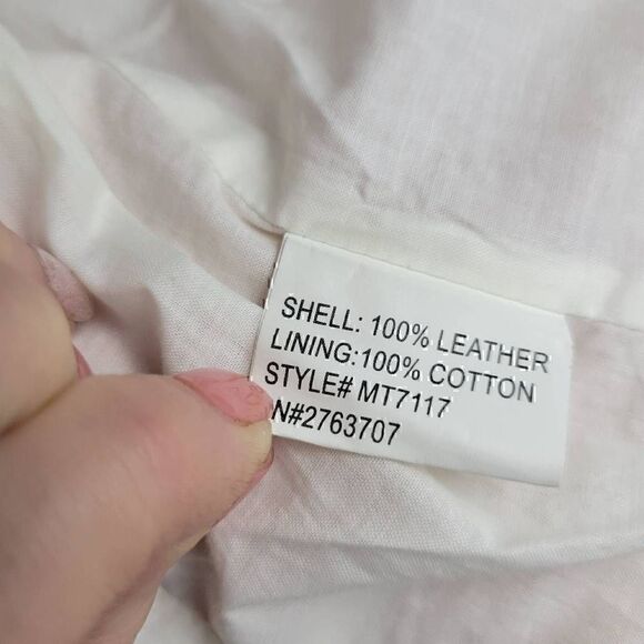 My Tribe Pink Suede Leather Taylored Feminine Lightweight Jacket Cotton Lined - Picture 10 of 11